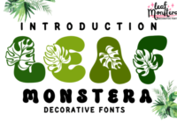 Leaf Monstera Font - Featured Image