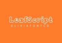 Leafscript Font - Featured Image