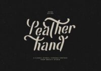 Leatherhand Font - Featured Image