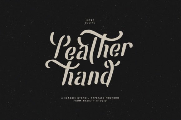 Leatherhand Font - Featured Image