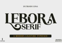 Lebora Font - Featured Image