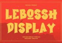 Lebossh Font - Featured Image