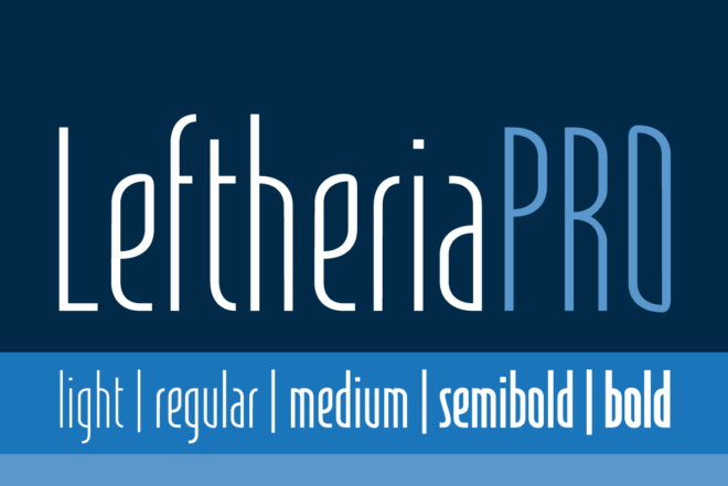 LeftheriaPRO Font - Featured Image