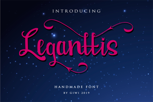 Leganttis Font - Featured Image
