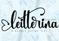 Leitterina Font - Featured Image