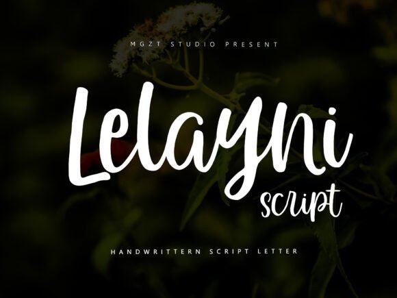 Lelayni Script Font - Featured Image