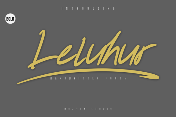 Leluhur Bold Font - Featured Image