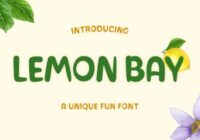 Lemon Bay Font - Featured Image