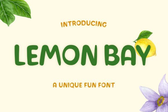 Lemon Bay Font - Featured Image