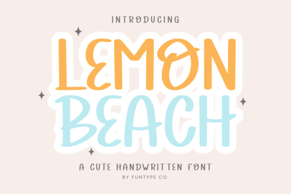Lemon Beach Font - Featured Image