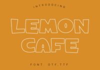 Lemon Cafe Font - Featured Image