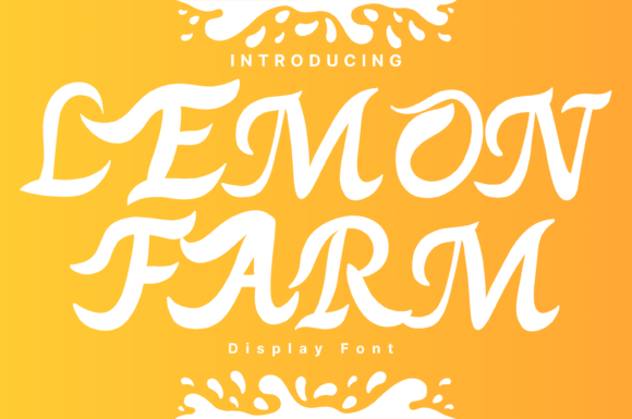 Lemon Farm Font - Featured Image