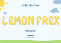 Lemon Frex Font - Featured Image