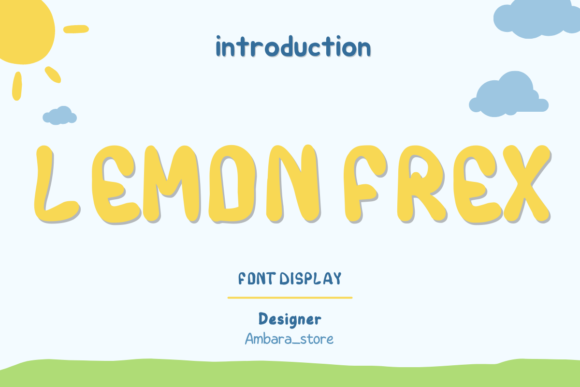 Lemon Frex Font - Featured Image