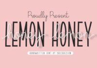 Lemon Honey Font - Featured Image