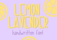 Lemon Lavender Font - Featured Image