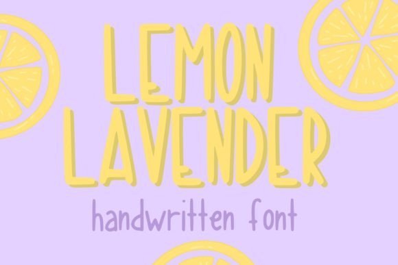 Lemon Lavender Font - Featured Image