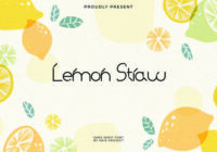 Lemon Straw Font - Featured Image