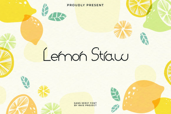 Lemon Straw Font - Featured Image