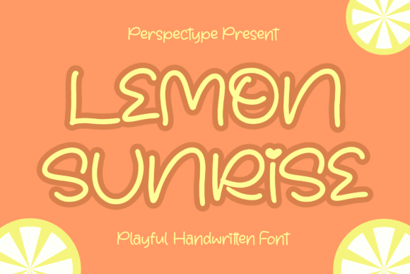 Lemon Sunrise Font - Featured Image