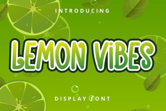 Lemon Vibes Font - Featured Image