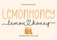 Lemonhoney Duo Font - Featured Image