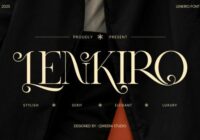 Lenkiro Font - Featured Image