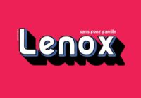 Lenox Font - Featured Image