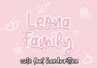 Leoa Family Font - Featured Image