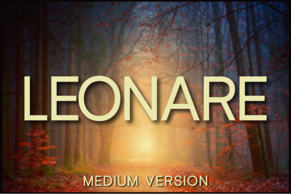 Leonare Medium Font - Featured Image