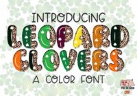 Leopard Clovers Font - Featured Image