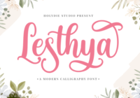 Lesthya Font - Featured Image