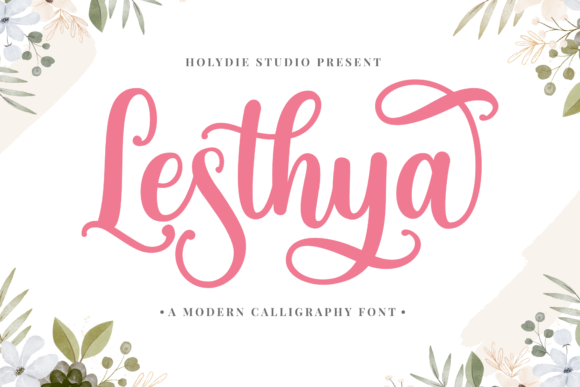 Lesthya Font - Featured Image