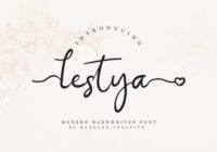 Lestya Font - Featured Image