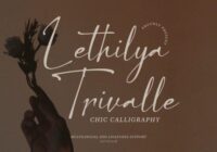 Lethilya Trivalle Font - Featured Image