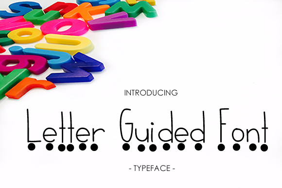 Letter Guided Font - Featured Image