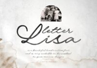 Letter Lisa Font - Featured Image