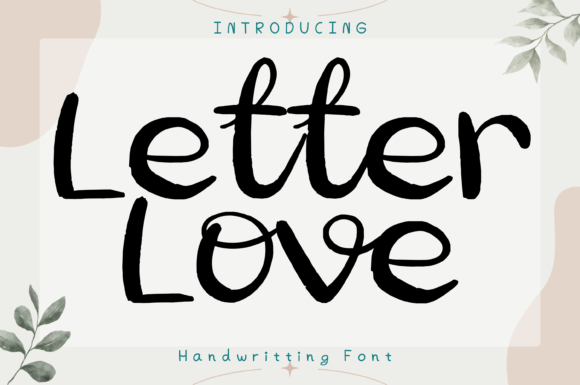 Letter Love Font - Featured Image
