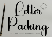 Letter Packing Font - Featured Image