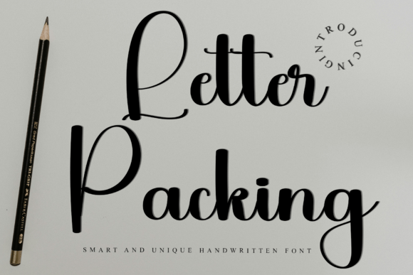Letter Packing Font - Featured Image