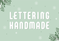 Lettering Handmade Font - Featured Image