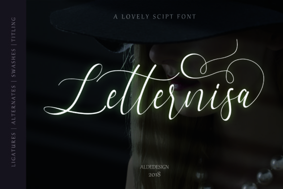 Letternisa Script Font - Featured Image