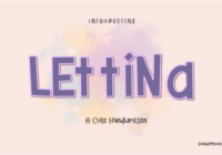 Lettina Font - Featured Image