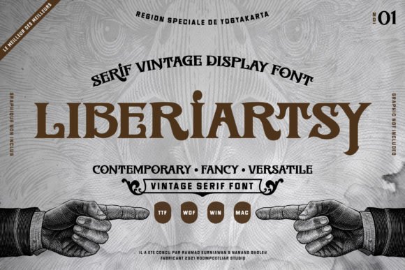 Liberiartsy Font - Featured Image