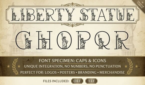 Liberty Statue Font - Featured Image