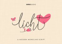 Licht Script Font - Featured Image
