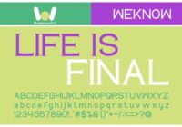Life is Final Font - Featured Image