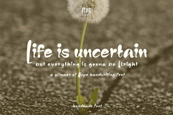 Life is Uncertain Font - Featured Image
