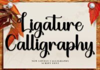 Ligature of Calligraphy Font - Featured Image