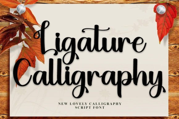 Ligature of Calligraphy Font - Featured Image